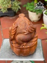 Tượng Thiềm Thừ Gỗ Ngọc Am Cao 31 Ngang 31 Sâu 28 (cm)