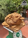 Tượng Thiềm Thừ Gỗ Ngọc Am Cao 32 Ngang 43 Sâu 50 (cm)
