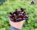 Tượng Phật Di Lặc Để Bàn Gỗ Trắc Cao 9 Ngang 17 Sâu 11 (cm)