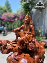 Tượng Tế Công Gỗ Hương Cao 54 Ngang 65 Sâu 42 (cm)