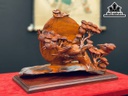 Song Hạc Quần Tùng Gỗ Trắc Cao 25 Ngang 34 Sâu 12 (cm)