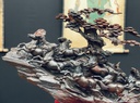 Tượng Bát Mã Gỗ Trắc Cao 55 Ngang 104 Sâu 23 (cm)