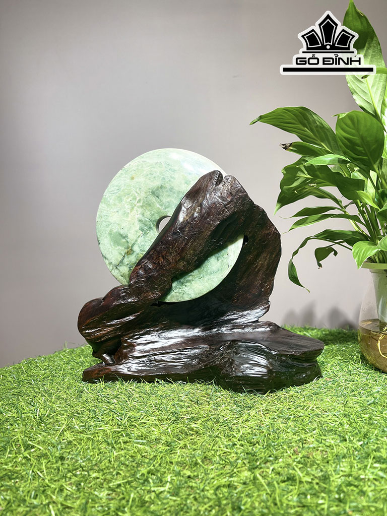 Tượng Heo Phong Thủy Gỗ Trắc Cao 26 Ngang 29 Sâu 15 (cm)