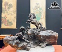Tượng Ngựa Phong Thủy (Nhất Mã Phi Thiên) Gỗ Bách Xanh Cao 52 Ngang 92 Sâu 58 (cm)