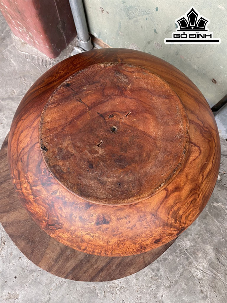 Bình Phú Quý Gỗ Nu Hương Cao 19 Đường Kính 30 (cm)