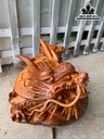 Tượng Long Quy Gỗ Hương Ngang 50 Cao 31 Sâu 33 (cm)