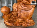 Tượng Rắn Phong Thủy Gỗ Hương Cao 68 Ngang 50 Sâu 37 (cm)