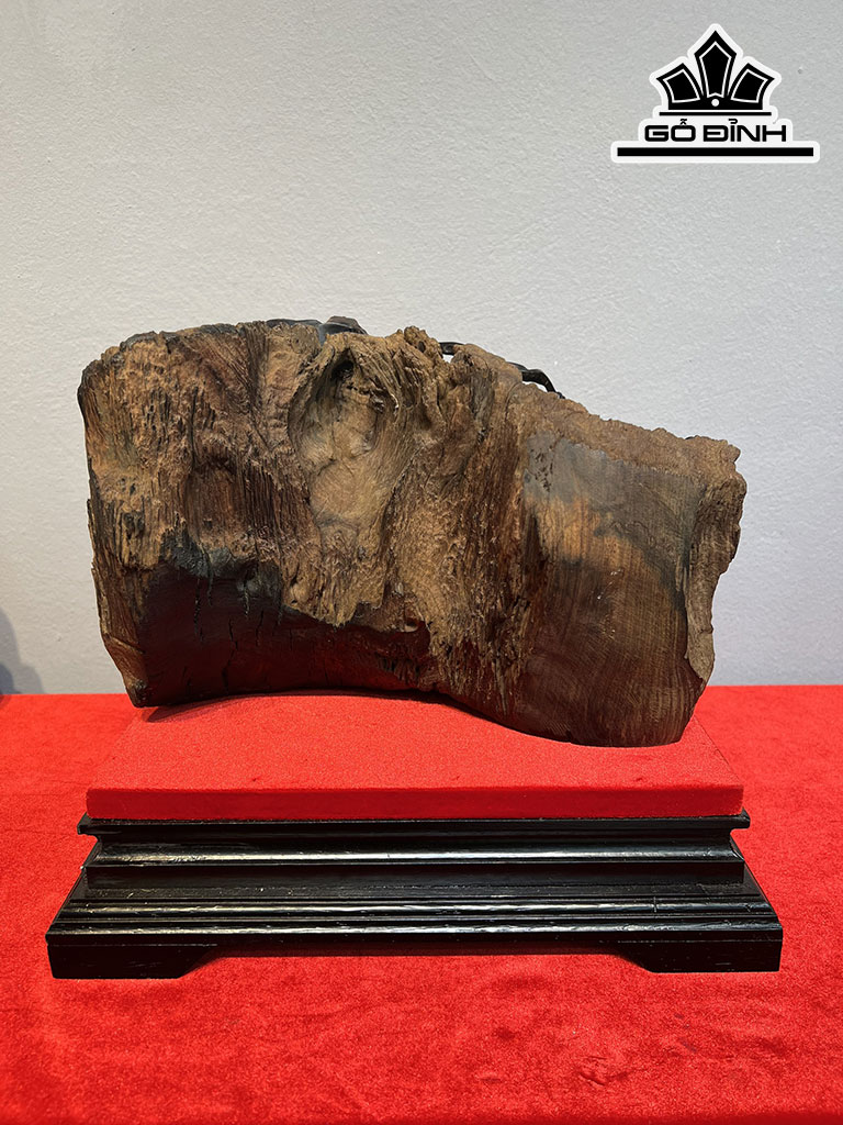 Tượng Phật Di Lặc Gỗ Mít Cao 20 Ngang 30 Sâu 20 (cm)