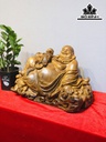 Tượng Phật Di Lặc Gỗ Sưa Cao 28 Ngang 40 Sâu 22 (cm)