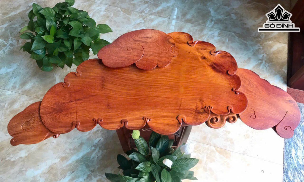 Khay Trà Gỗ Hương Dài 99 Rộng 40 Dày 8 (cm)