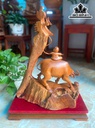 Tiểu Đồng Chăn Trâu Thổi Sáo Gỗ Hương Cao 62 Ngang 38 Sâu 16 (cm)