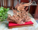 Tượng Chim Uyên Ương Mai Trĩ Gỗ Hương Cao 48 Ngang 54 Sâu 16 (cm)