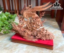 Tượng Chim Uyên Ương Mai Trĩ Gỗ Hương Cao 48 Ngang 54 Sâu 16 (cm)