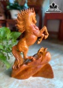 Tượng Ngựa Phong Thủy (Nhất Mã Phi Thiên) Gỗ Hương Cao 45 Ngang 30 Sâu 13 (cm)