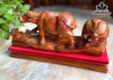 Tượng Trâu Gỗ Hương Cao 26 Ngang 48 Sâu 13 (cm)