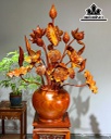 Bình Hoa Gỗ Hương Cao 90 Ngang 70 Sâu 50 (cm)