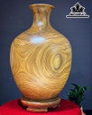 Bình Phú Quý Gỗ Cẩm Vàng Cao 63 Đường Kính 40 (cm)
