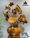 Bình Sen Gỗ Cẩm Vàng Cao 90 Ngang 70 Sâu 60 (cm)