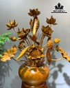 Bình Sen Gỗ Cẩm Vàng Cao 90 Ngang 70 Sâu 60 (cm)