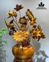 Bình Sen Gỗ Cẩm Vàng Cao 90 Ngang 70 Sâu 60 (cm)