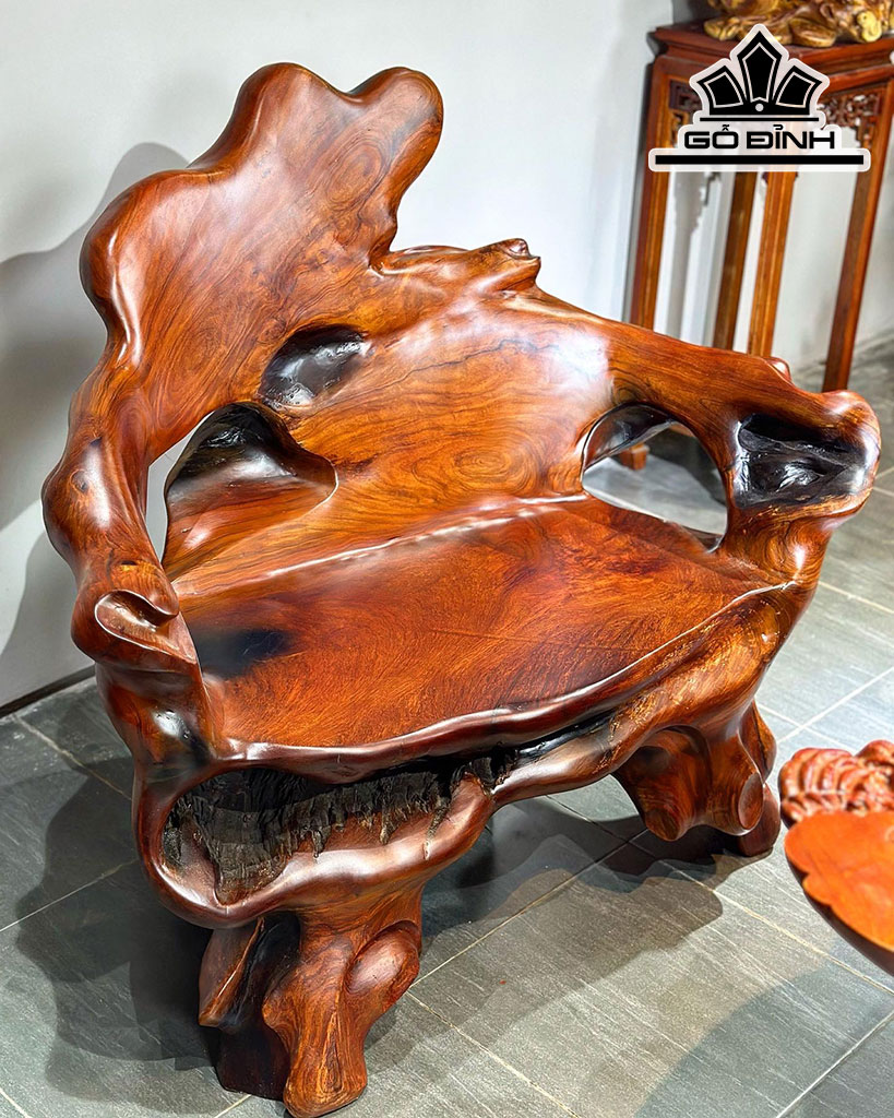 Bộ Bàn Trà 7 Món Gỗ Hương Cao 70 Ngang 178 Sâu 76 (cm)