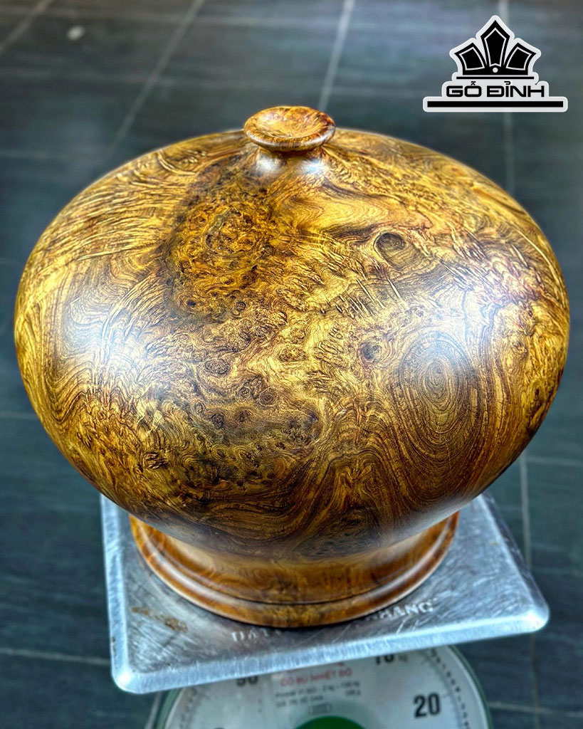 Chum Phú Quý Gỗ Nu Hương Cao 34 Đường Kính 37 (cm)