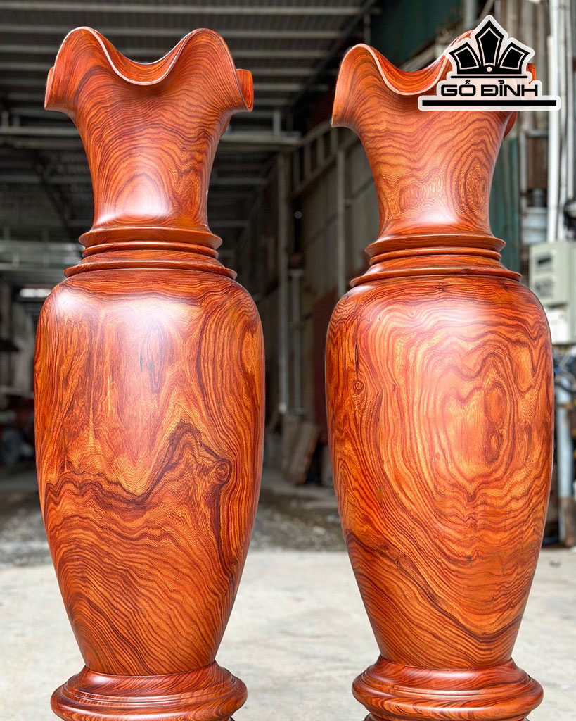 Lục Bình Gỗ Cẩm Cao 130 Đường Kính 36 (cm)