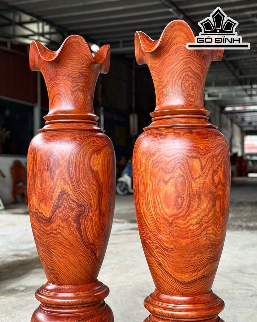 Lục Bình Gỗ Cẩm Cao 130 Đường Kính 36 (cm)