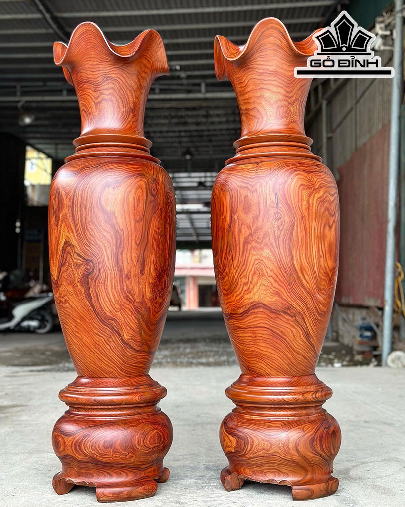 Lục Bình Gỗ Cẩm Cao 130 Đường Kính 36 (cm)