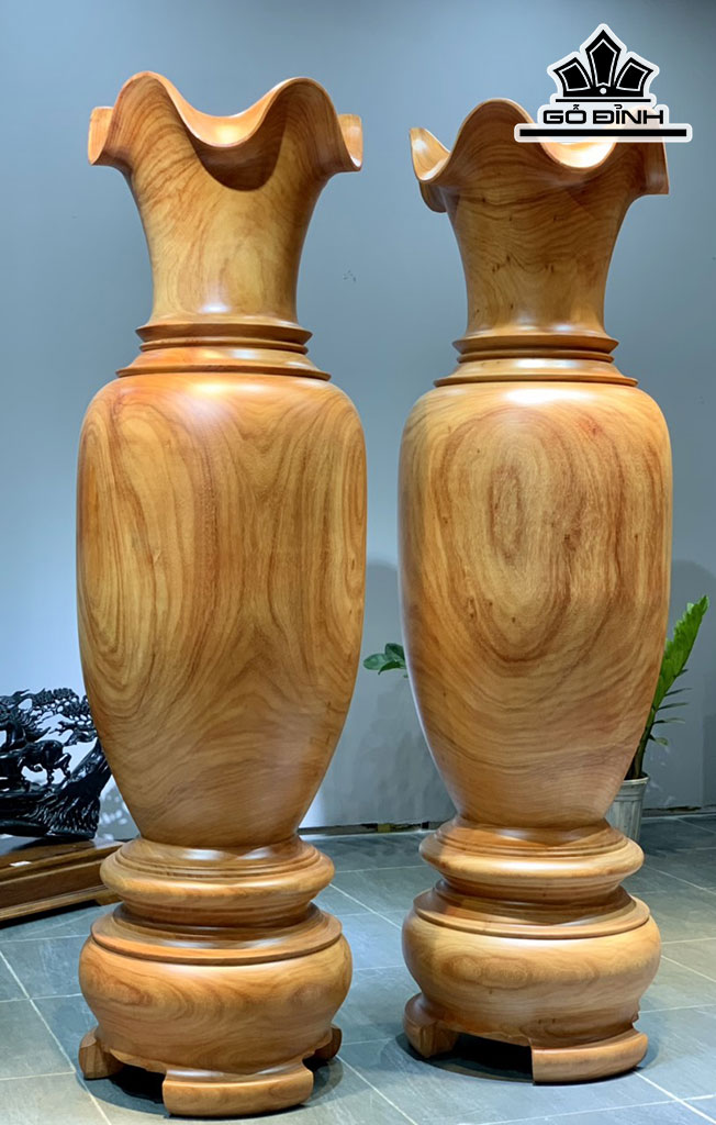 Lục Bình Gỗ Hương Cao 150 Đường Kính 44 (cm)