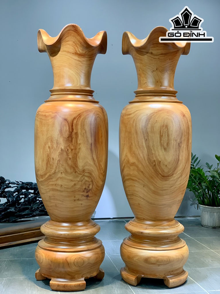 Lục Bình Gỗ Hương Cao 150 Đường Kính 44 (cm)