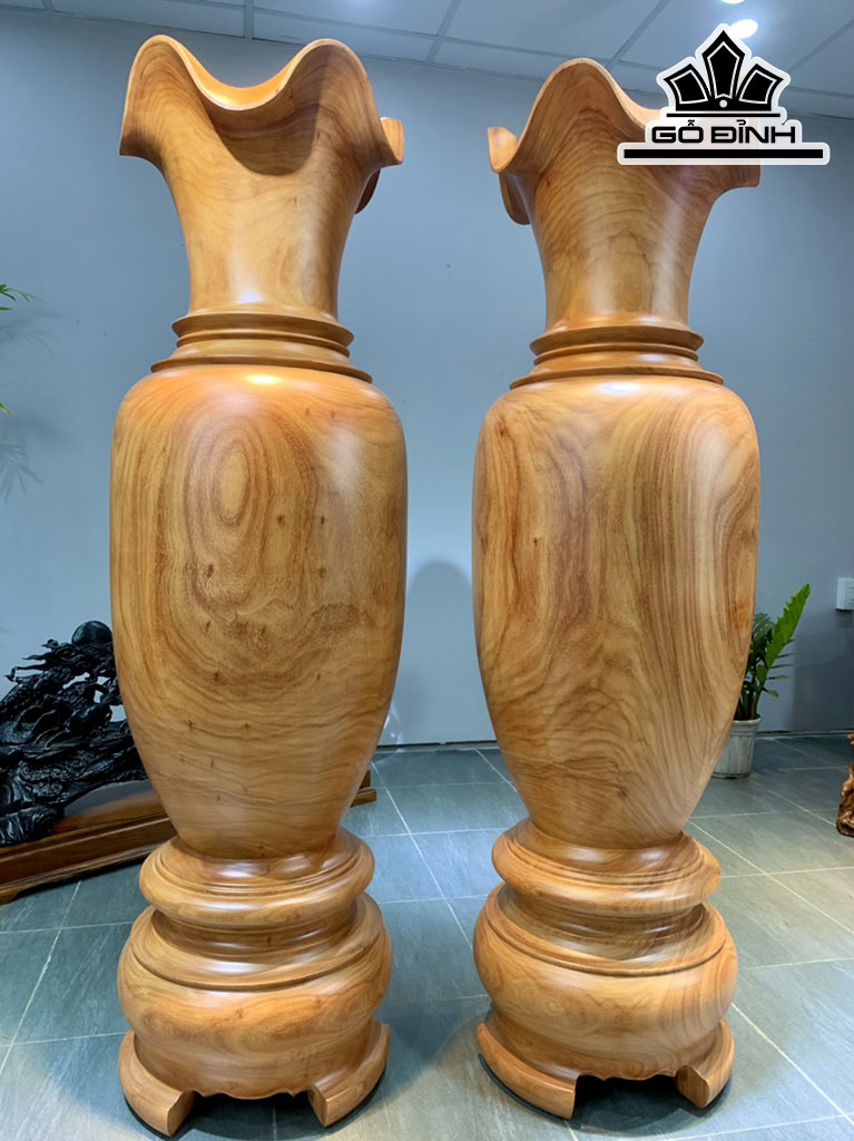 Lục Bình Gỗ Hương Cao 150 Đường Kính 44 (cm)