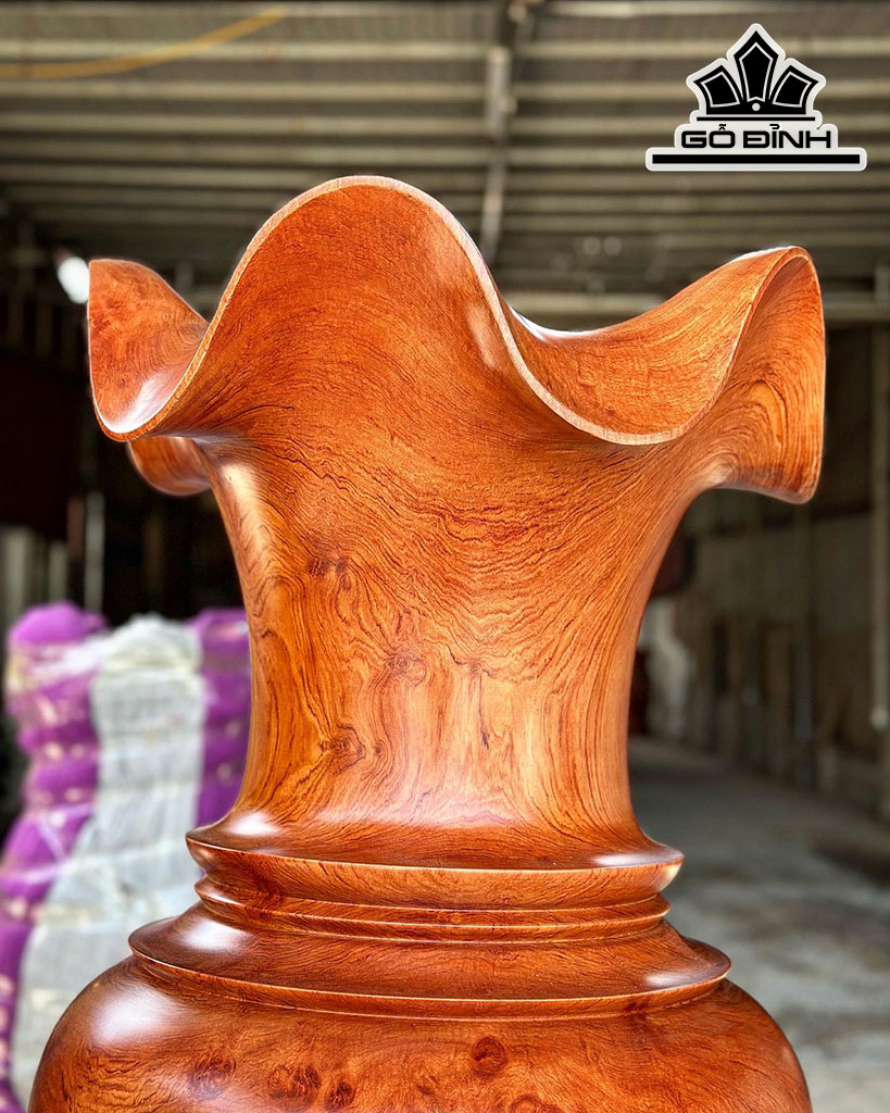 Lục Bình Gỗ Hương Cao 170 Đường Kính 52 (cm)