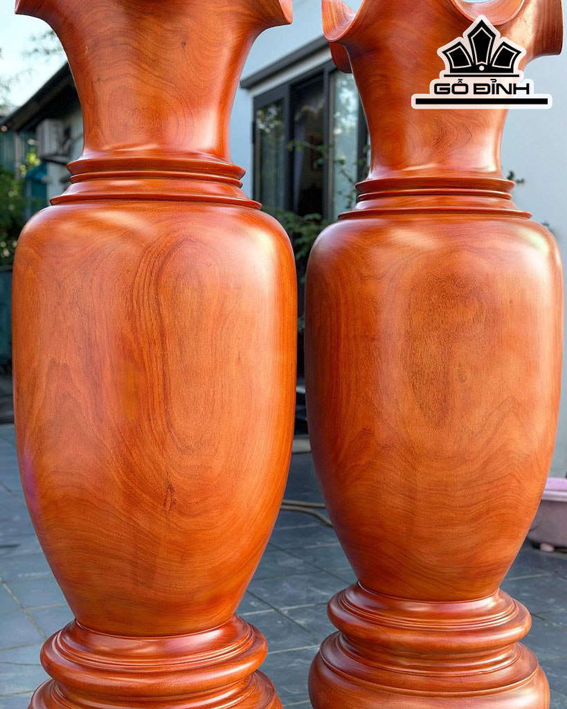 Lục Bình Gỗ Hương Cao 180 Đường Kính 57 (cm)
