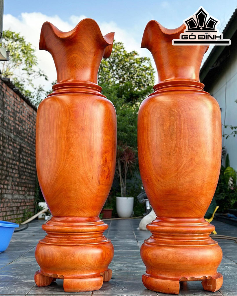 Lục Bình Gỗ Hương Cao 180 Đường Kính 57 (cm)