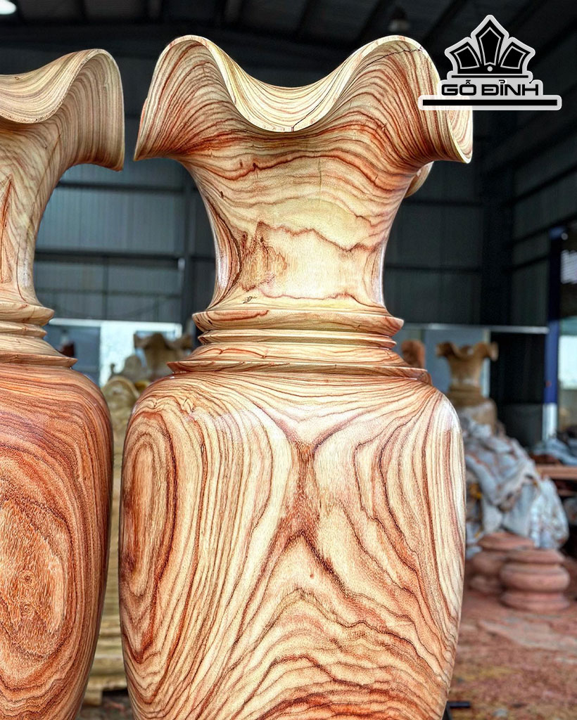 Lục Bình Gỗ Hương Cao 200 Đường Kính 64,6 (cm)