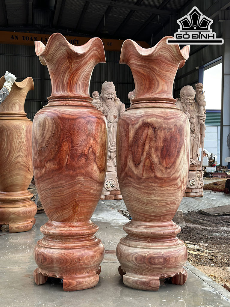 Lục Bình Gỗ Nu Hương Cao 170 Đường Kính 53 (cm)