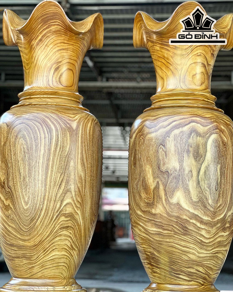 Lục Bình Gỗ Sưa Cao 170 Đường Kính 51 (cm)