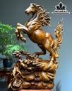 Tượng Ngựa Phong Thủy (Nhất Mã Phi Thiên) Gỗ Hương Cao 67 Ngang 39 Sâu 24 (cm)