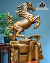 Tượng Ngựa Phong Thủy (Nhất Mã Phi Thiên) Gỗ Hương Cao 67 Ngang 39 Sâu 24 (cm)