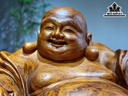 Tượng Phật Di Lặc Gỗ Hương Cao 63 Ngang 97 Sâu 65 (cm)