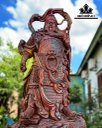 Tượng Quan Công Gỗ Trắc Cao 87 Ngang 53 Sâu 42 (cm)