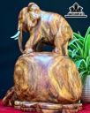Tượng Voi Gỗ Sưa Cao 25 Ngang 21 Sâu 14 (cm)