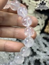 Vòng Tay Đá Thạch Anh Tóc Trắng Đường Kính Hạt 7,5-10,5 (mm)
