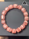 Vòng Tay Lu Thống Đá Đào Hoa Đường Kính Hạt 10,5 (mm)