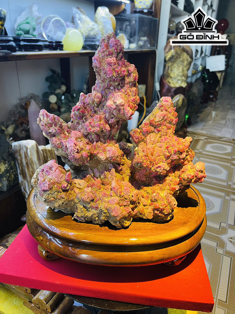 Cây Tài Lộc Đá Ruby Cao 33 Ngang 26 (cm) 9kg