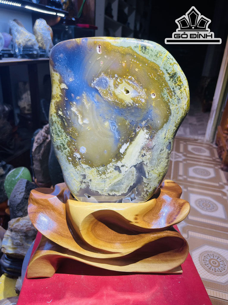 Tác Phẩm Gỗ Hóa Thạch Cao 37 (cm) 10kg