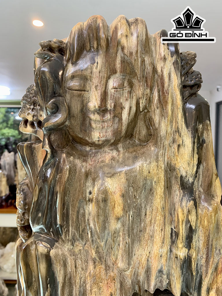 Tác Phẩm Gỗ Hóa Thạch Cao 65 (cm) 29kg