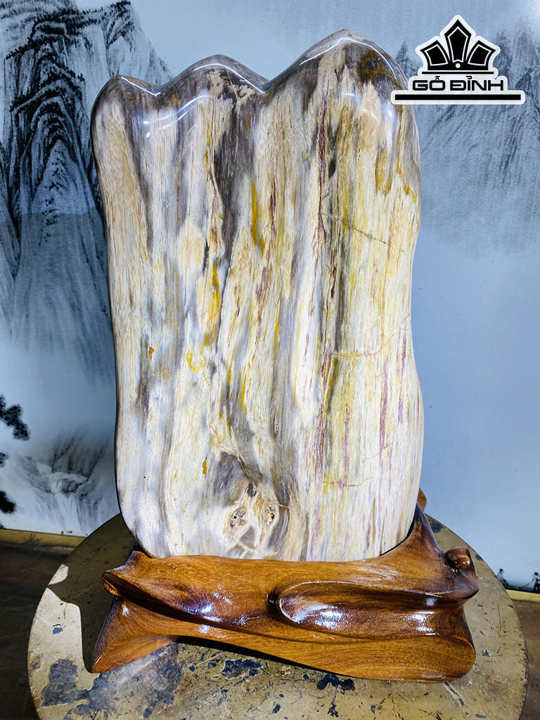 Tác Phẩm Gỗ Hóa Thạch Cao 38 Ngang 26 (cm) 11,4kg