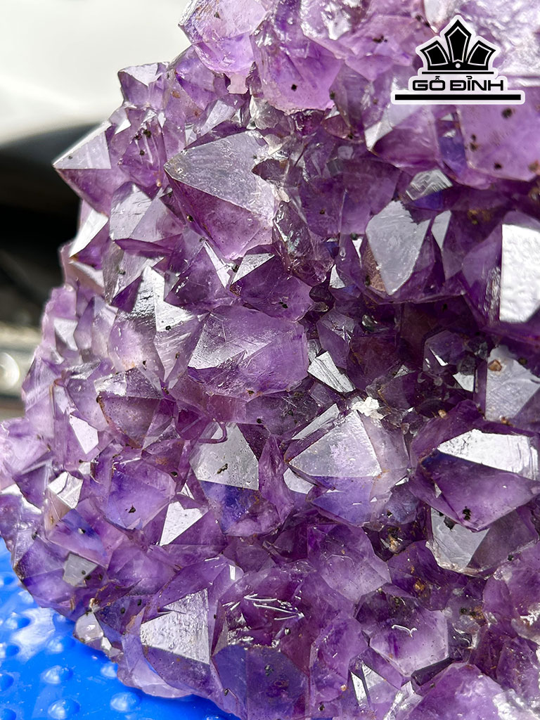 Hốc Đá Thạch Anh Tím Cao 22 Ngang 22 (cm) 8kg